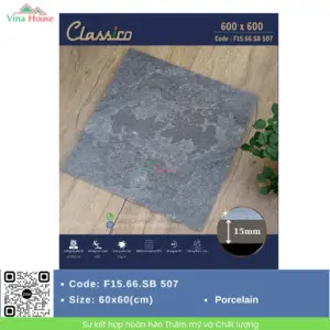 Gạch Sân Vườn 60x60 Apodio 15.66.SB 507
