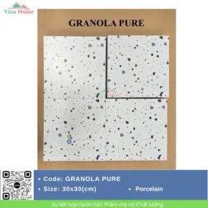 Gạch 30x30 Hoàng Gia GRANOLA PURE Matt