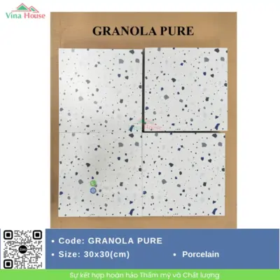 Gạch 30×30 Hoàng Gia GRANOLA PURE Matt
