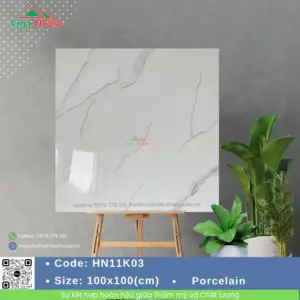 Gạch 100X100 Trung Quốc HN11K03 bóng