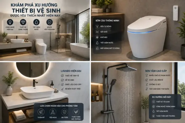 Khám Phá Xu Hướng Thiết Bị Vệ Sinh Được Yêu Thích Nhất Hiện Nay