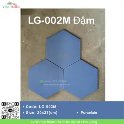 Gạch Lục Giác 20×23 Hoàng Gia LG-002M