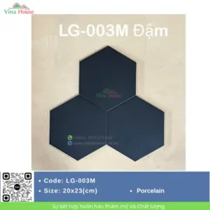 Gạch Lục Giác 20x23 Hoàng Gia LG-003M