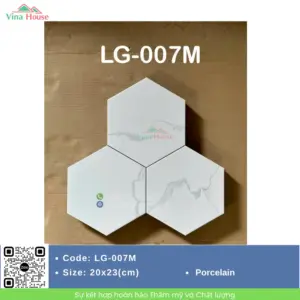 Gạch Lục Giác 20x23 Hoàng Gia LG-007M