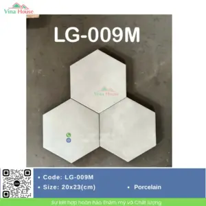 Gạch Lục Giác 20x23 Hoàng Gia LG-009M