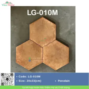 Gạch Lục Giác 20x23 Hoàng Gia LG-010M