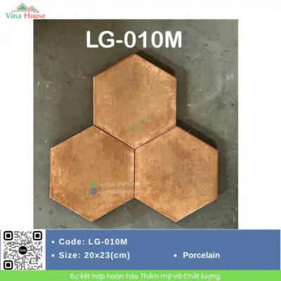 Gạch Lục Giác 20×23 Hoàng Gia LG-010M