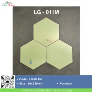 Gạch Lục Giác 20x23 Hoàng Gia LG-011M