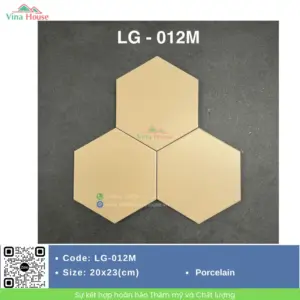 Gạch Lục Giác 20x23 Hoàng Gia LG-012M