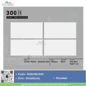Gạch 30x60 APODIO M36UM100 matt