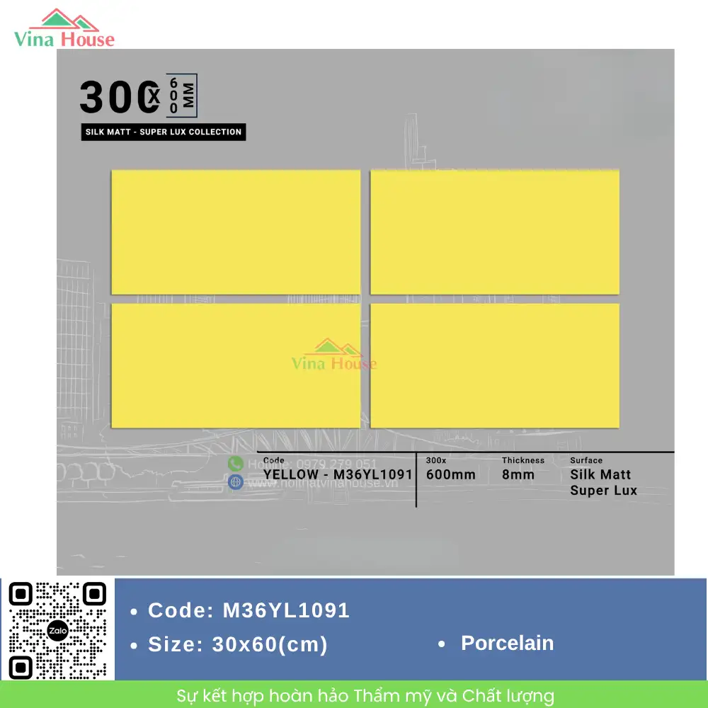 Gạch 30x60 APODIO M36YL1091 matt