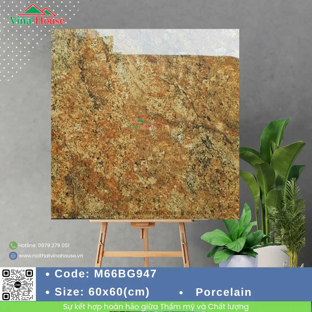 Gạch 60x60 APODIO M66BG947 Bóng