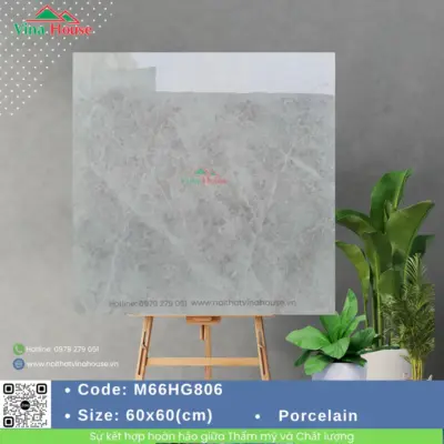 Gạch 60×60 APODIO M66HG806 Bóng