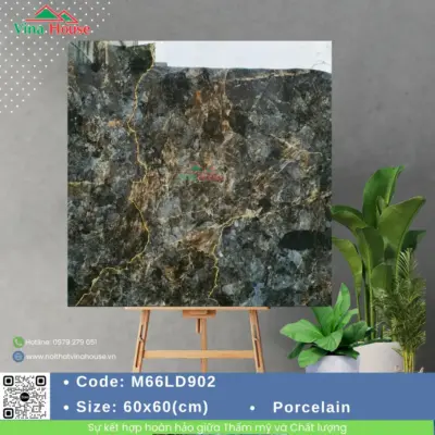 Gạch 60×60 APODIO M66LD902 Bóng