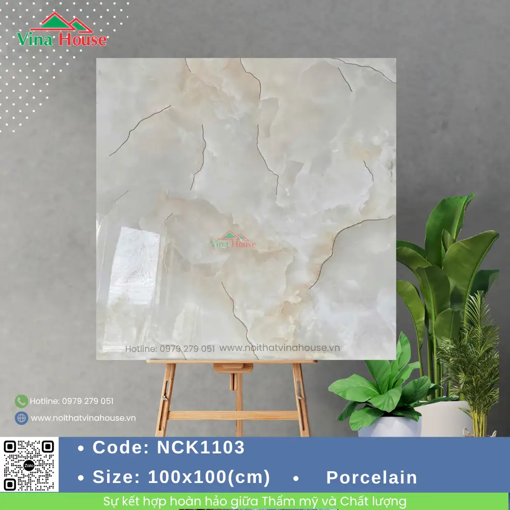 Gạch 100X100 Trung Quốc NCK1103 bóng