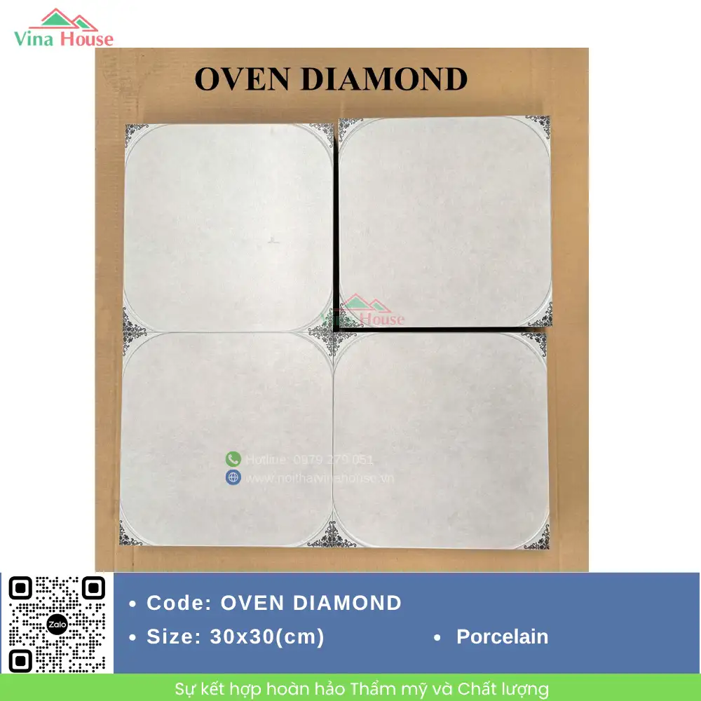Gạch 30x30 Hoàng Gia OVEN DIAMOND Matt Gạch 30x30 Hoàng Gia OVEN DIAMOND Matt