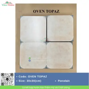 Gạch 30x30 Hoàng Gia OVEN TOPAZ Matt