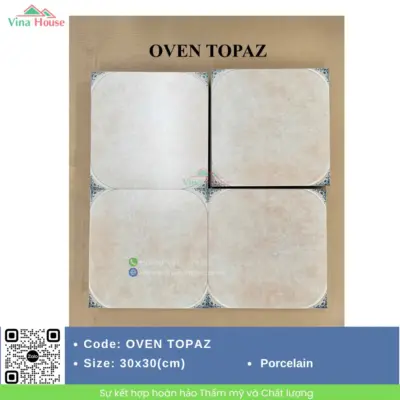 Gạch 30×30 Hoàng Gia OVEN TOPAZ Matt
