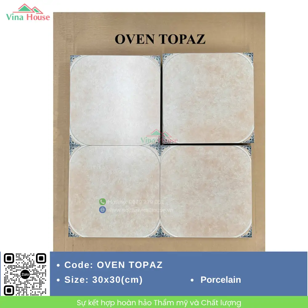 Gạch 30x30 Hoàng Gia OVEN TOPAZ Matt