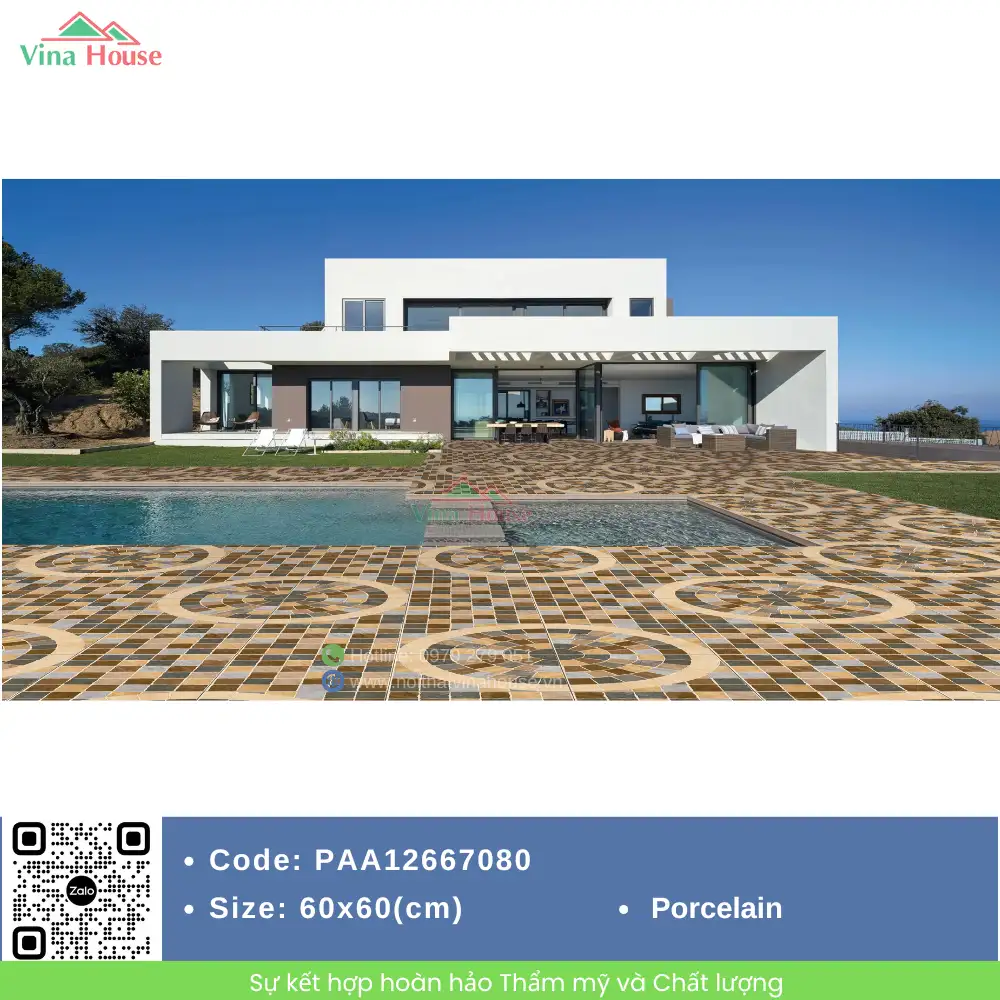 Gạch Sân Vườn 60x60 Apodio PAA12667080 Gạch Sân Vườn 60x60 Apodio PAA12667080