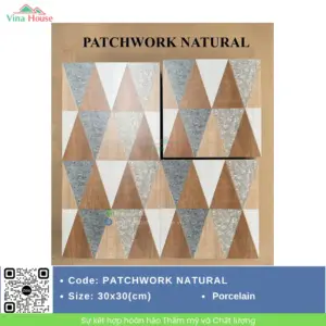 Gạch 30x30 Hoàng Gia PATCHWORK NATURAL Matt