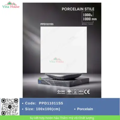 Gạch 100×100 CMC PPD11011S5 Bóng