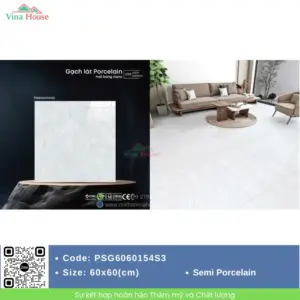 Gạch 60x60 CMC PSG6060154S3 Bóng
