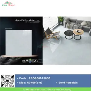 Gạch 60x60 CMC PSG6060158S3 Bóng
