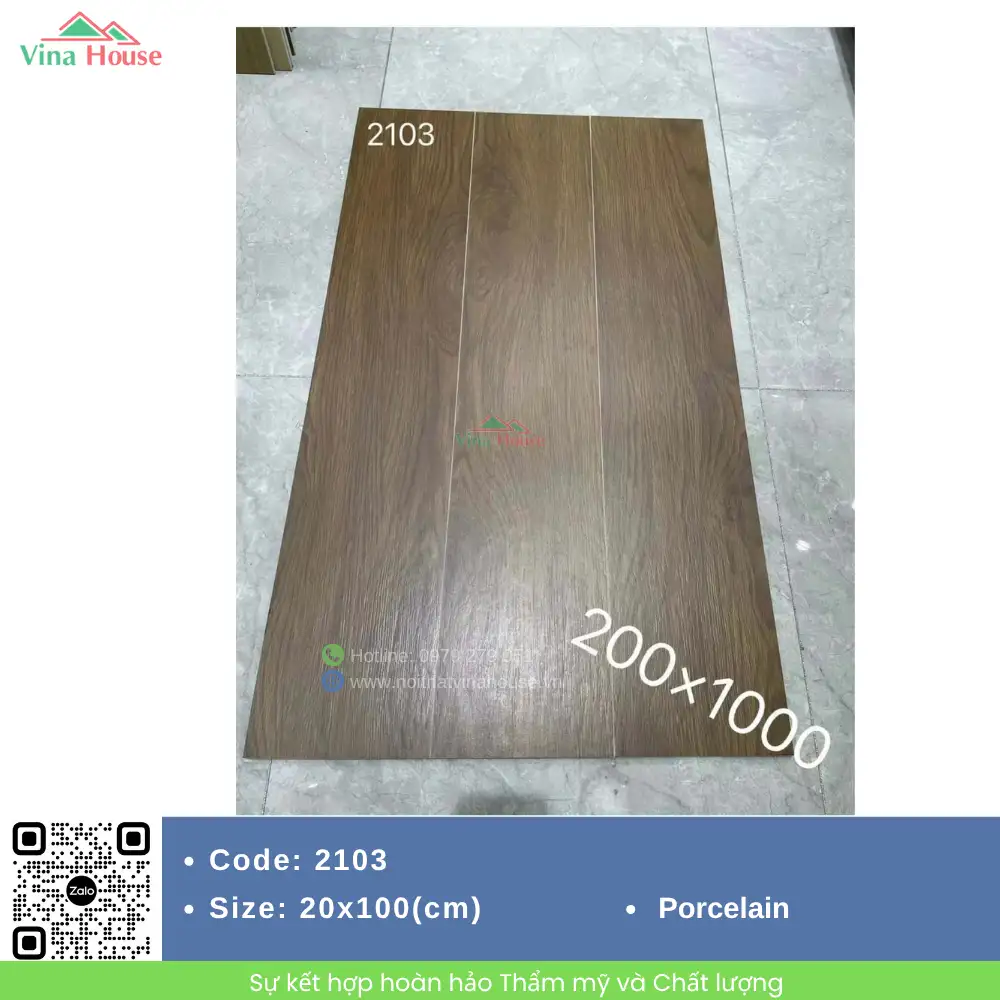 Gạch Vân Gỗ 20x100 Trung Quốc TQH 2103