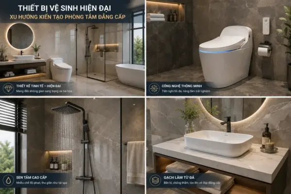 Thiết Bị Vệ Sinh Hiện Đại – Xu Hướng Kiến Tạo Phòng Tắm Đẳng Cấp