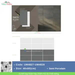 Gạch 40x80 Viglacera UM4827-UM4828