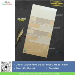 Gạch 30x60 APODIO US36TY809-US36TY909D-US36TY909