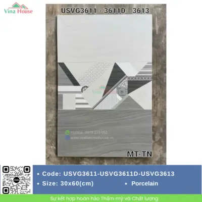 Gạch 30×60 Hoàng Gia USVG3611-USVG3611D-USVG3613