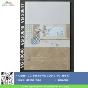 Gạch 30x60 Hoàng Gia VG30647-VG30648-VG30649