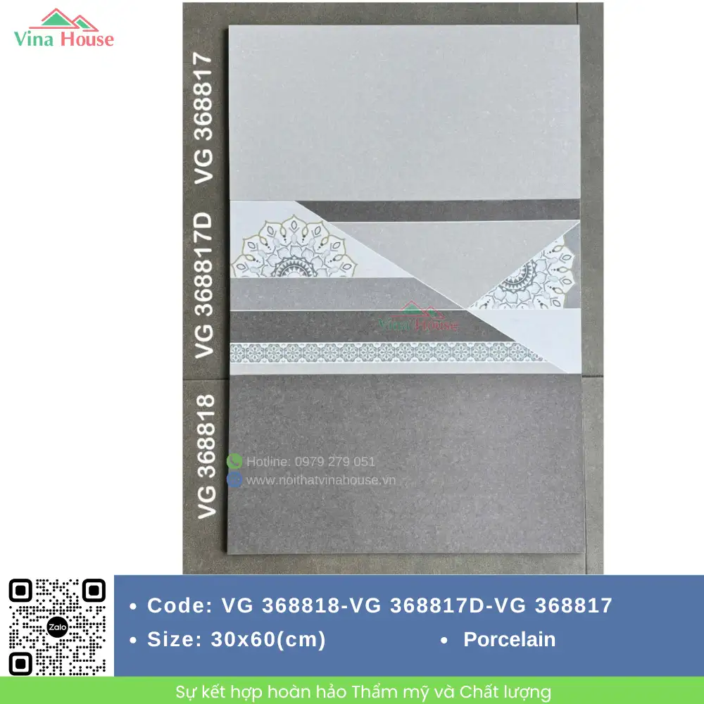 Gạch 30x60 Hoàng Gia VG368818-VG368817D-VG368817