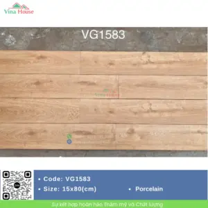 Gạch Vân Gỗ 15x80 Hoàng Gia VG1583