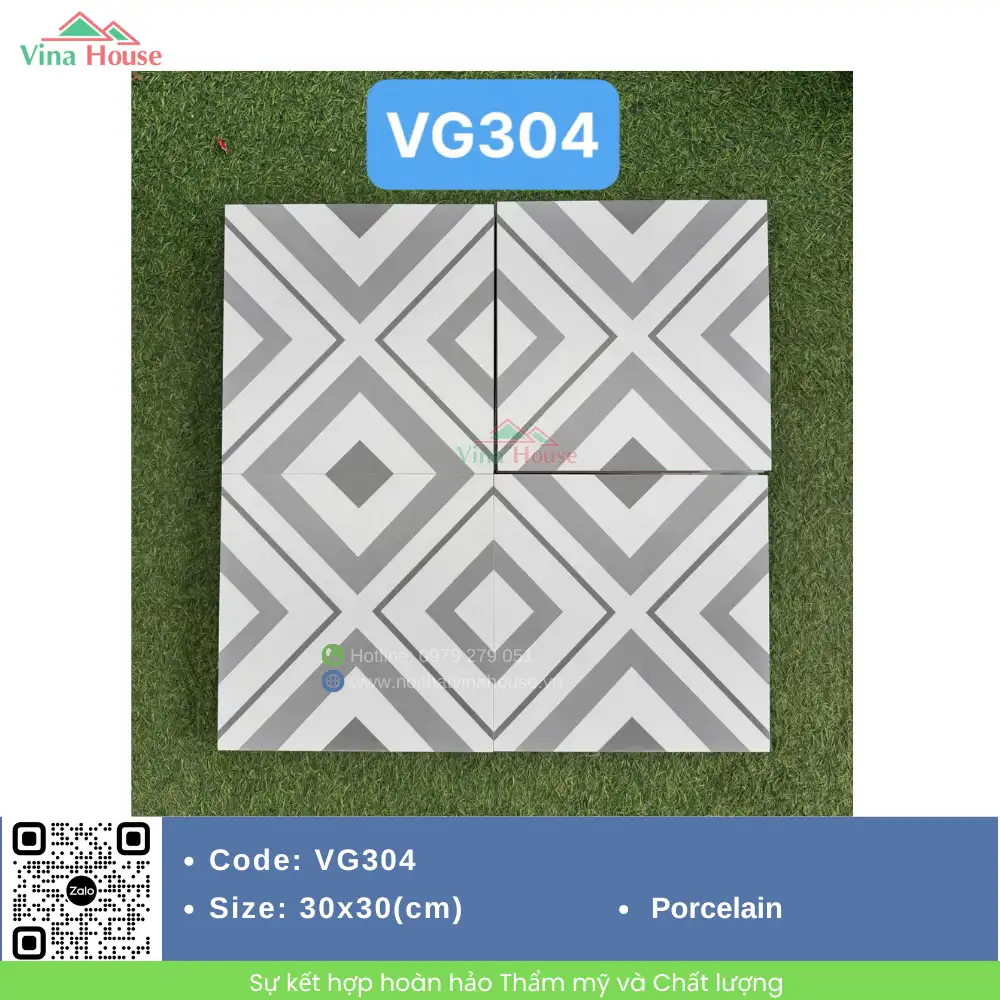 Gạch 30x30 Hoàng Gia VG304 Matt