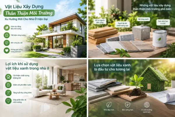 Vật Liệu Xây Dựng Thân Thiện Môi Trường: Xu Hướng Mới Cho Nhà Ở Hiện Đại
