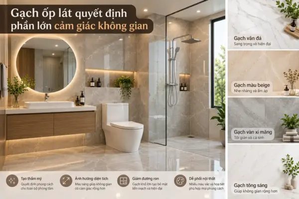 Phòng Tắm Hiện Đại 2026: 7 Cách Nâng Tầm Không Gian Sống Từ Những Chi Tiết Nhỏ