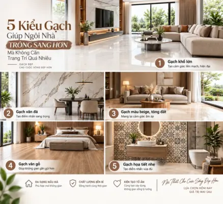 5 Kiểu Gạch Giúp Ngôi Nhà Trông Sang Hơn Mà Không Cần Trang Trí Quá Nhiều