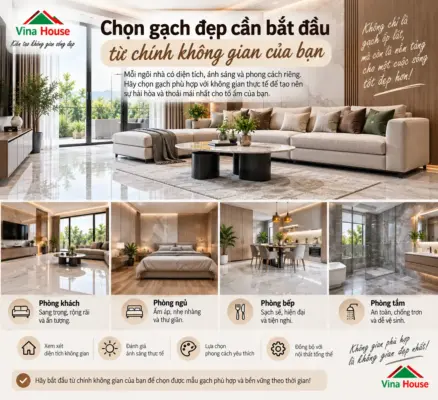 Vì Sao Gạch Xem Mẫu Rất Đẹp Nhưng Lát Lên Nhà Lại Không Như Mong Đợi?