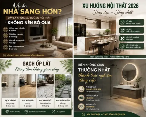 Muốn Nhà Sang Hơn? Đây Là Những Xu Hướng Nội Thất Không Nên Bỏ Qua