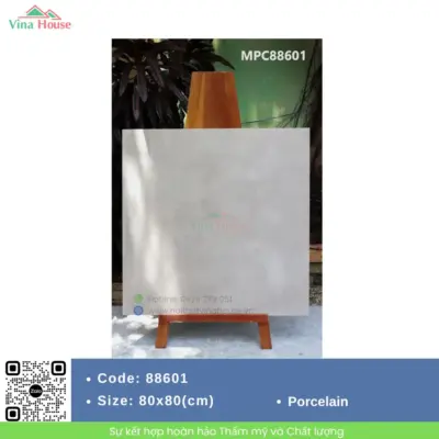 Gạch 80×80 APODIO 88601 Matt Tinh Thể