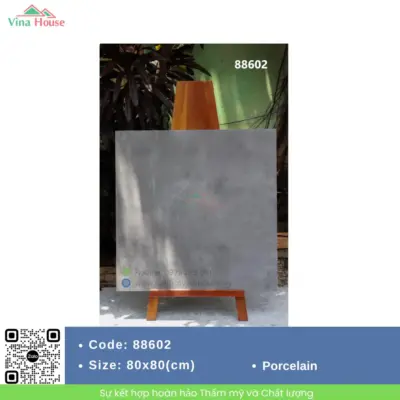 Gạch 80×80 APODIO 88602 Matt Tinh Thể