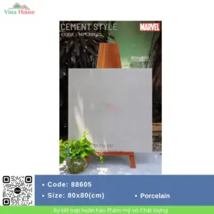 Gạch 80x80 APODIO 88605 Matt Tinh Thể
