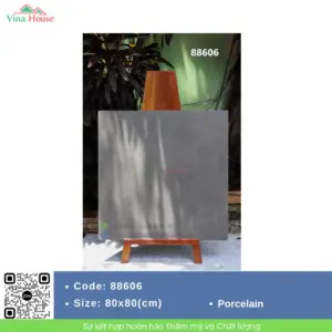 Gạch 80x80 APODIO 88606 Matt Tinh Thể