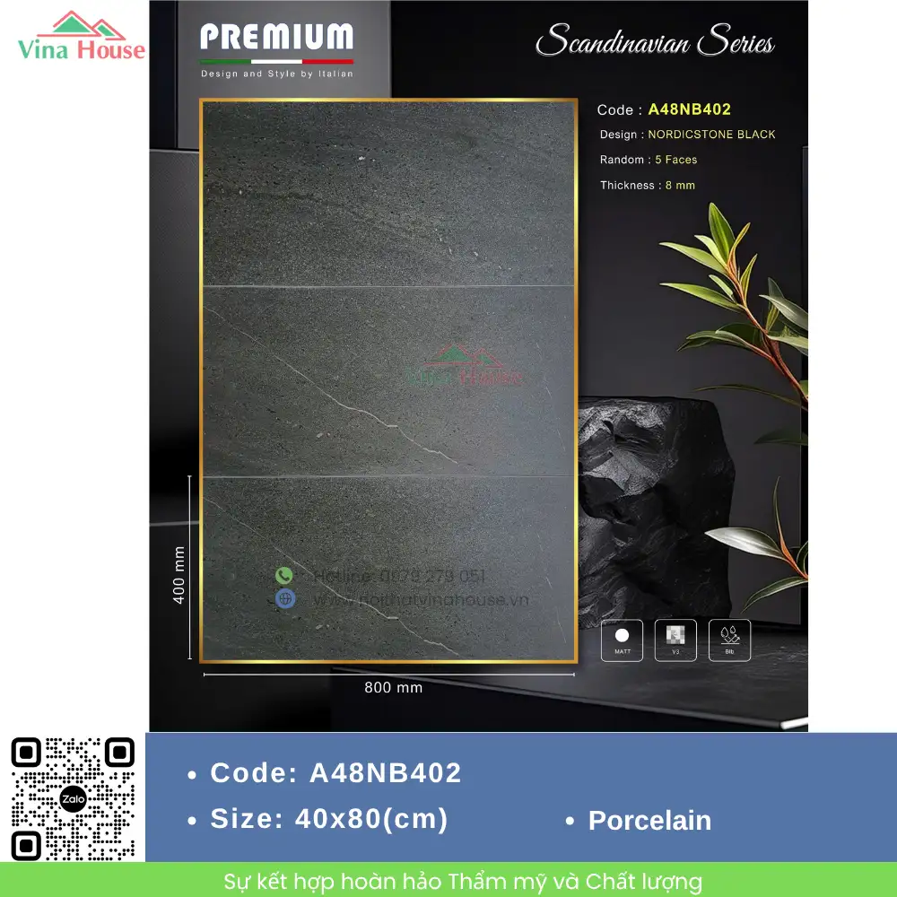 Gạch 40x80 APODIO A48NB402