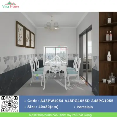 Gạch 40×80 APODIO A48PW1054-A48PG1055