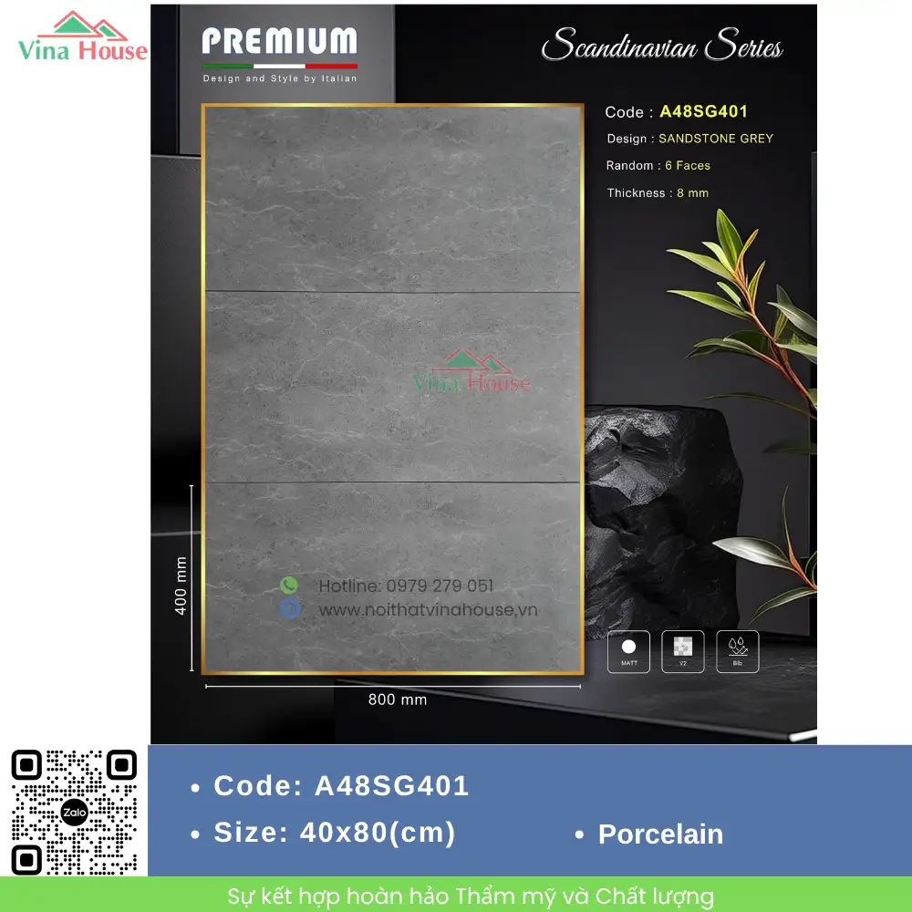 Gạch 40x80 APODIO A48SG401
