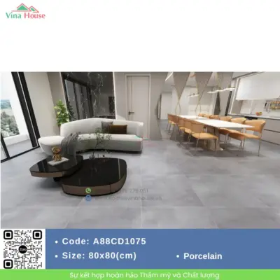 Gạch 80×80 APODIO A88CD1075 Matt Baby Skin